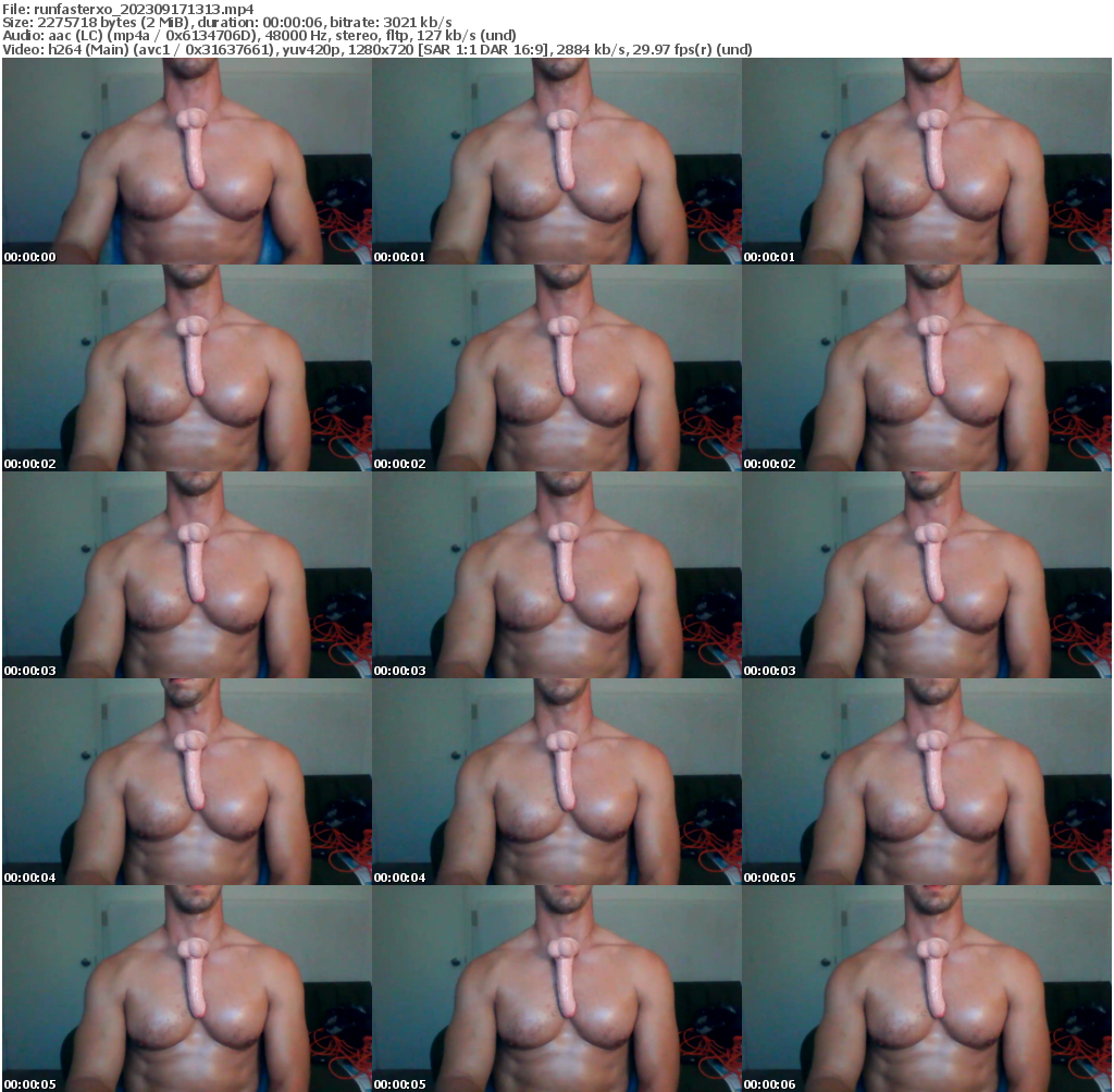 Preview thumb from runfasterxo on 2023-09-17 @ chaturbate