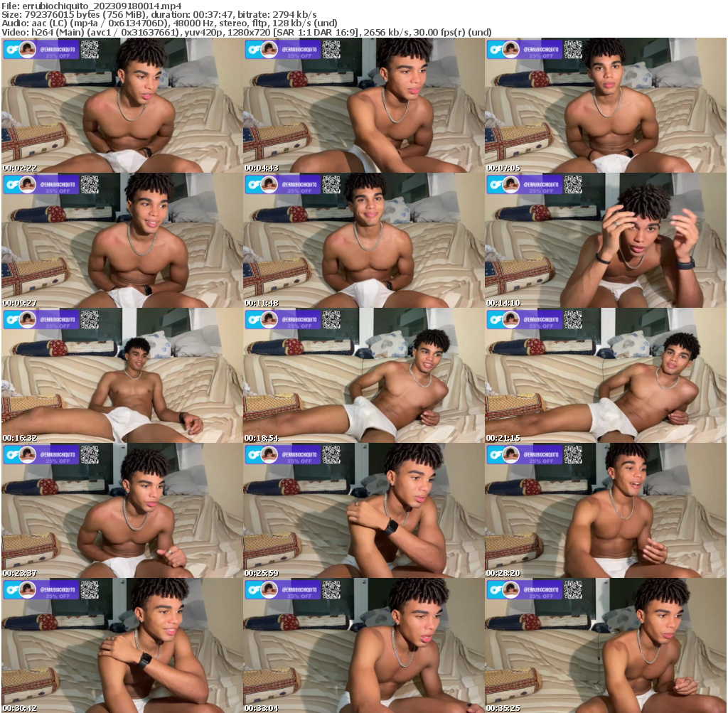 Preview thumb from errubiochiquito on 2023-09-18 @ chaturbate