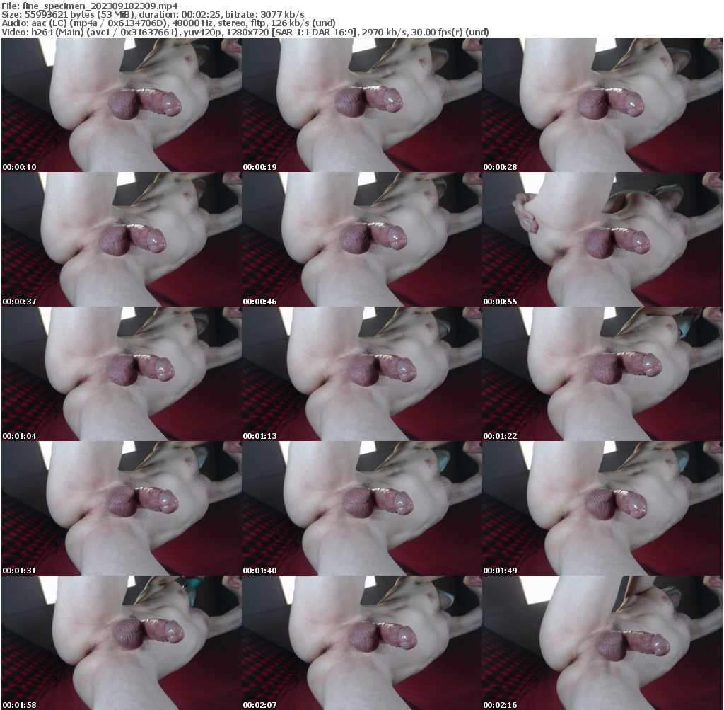 Preview thumb from fine_specimen on 2023-09-18 @ chaturbate