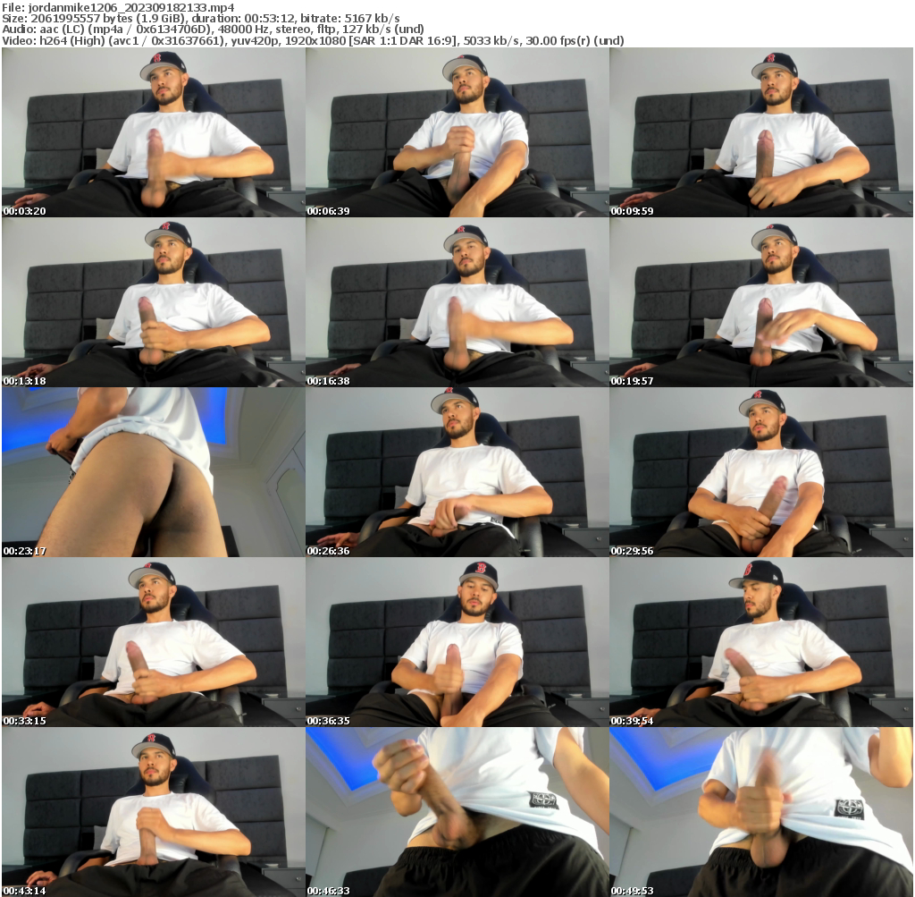Preview thumb from jordanmike1206 on 2023-09-18 @ chaturbate