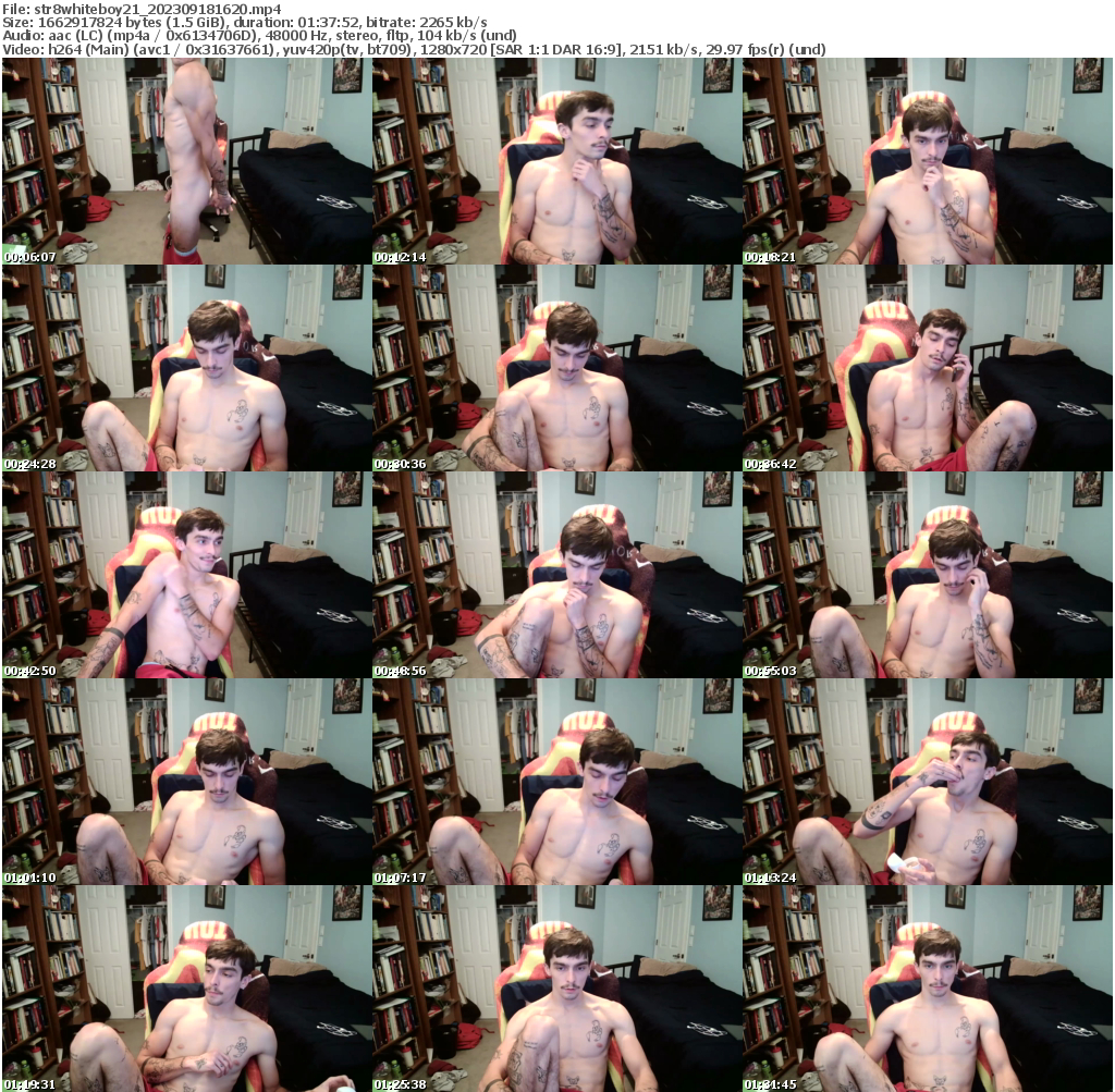 Preview thumb from str8whiteboy21 on 2023-09-18 @ chaturbate