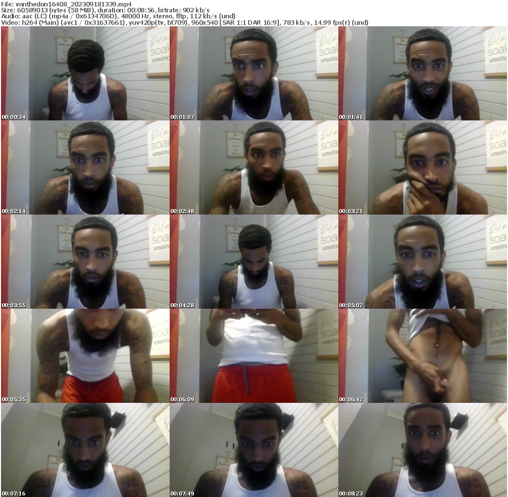 Preview thumb from vonthedon16408 on 2023-09-18 @ chaturbate