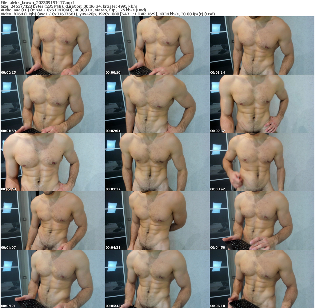 Preview thumb from aleks_brown on 2023-09-19 @ chaturbate