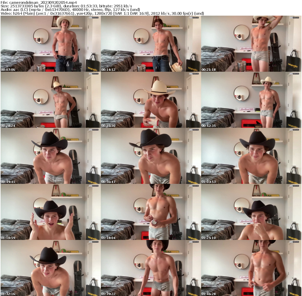 Preview thumb from camerondolman on 2023-09-20 @ chaturbate