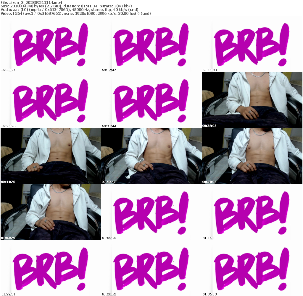 Preview thumb from aizen_3 on 2023-09-21 @ chaturbate