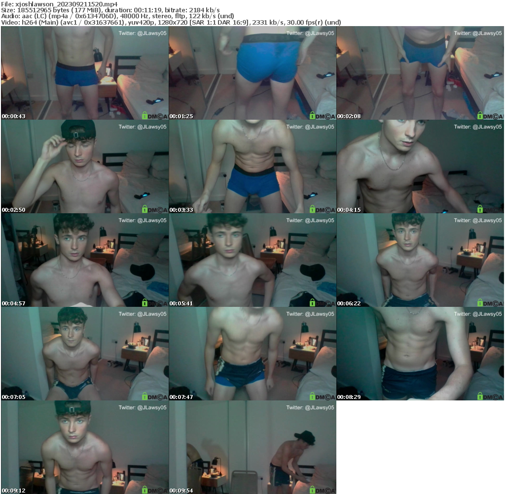 Preview thumb from xjoshlawson on 2023-09-21 @ chaturbate