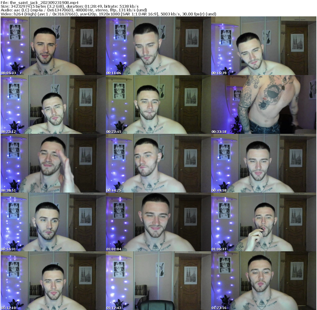 Preview thumb from the_saint_jack on 2023-09-23 @ chaturbate