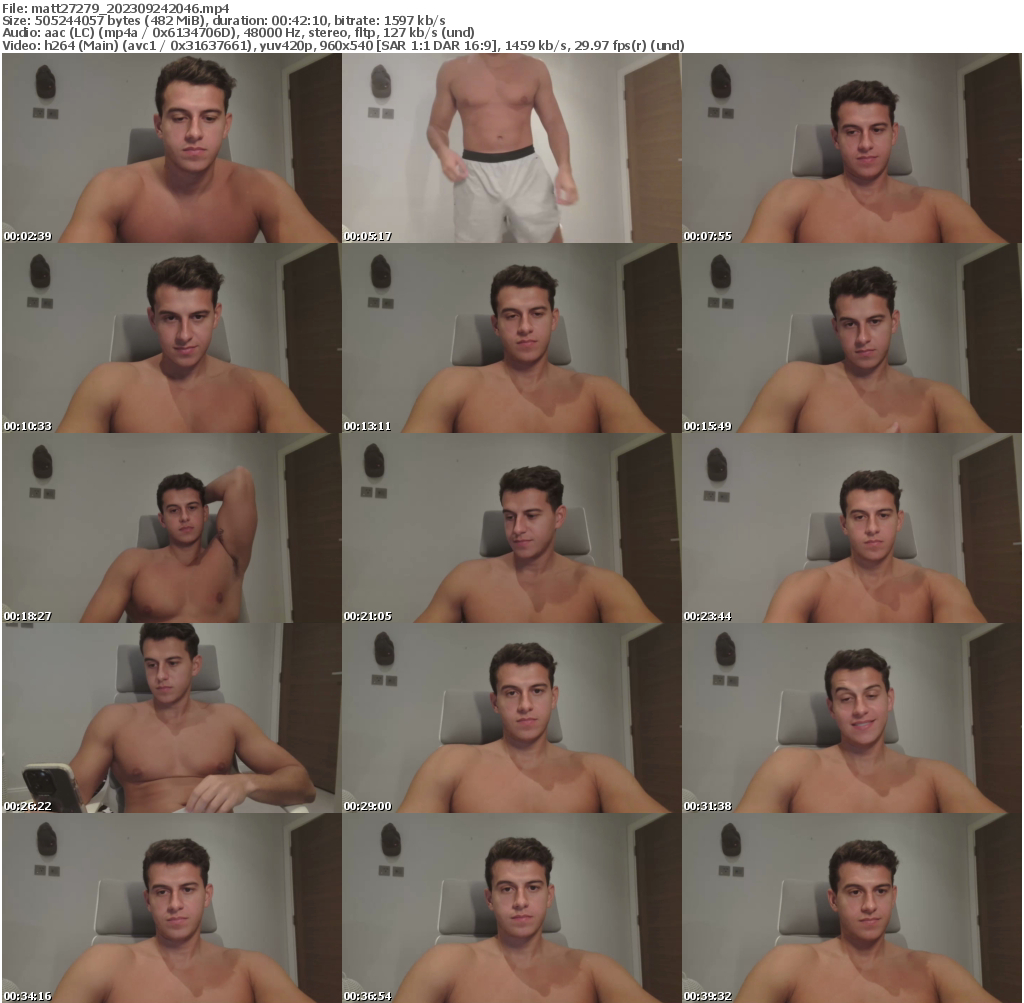 Preview thumb from matt27279 on 2023-09-24 @ chaturbate
