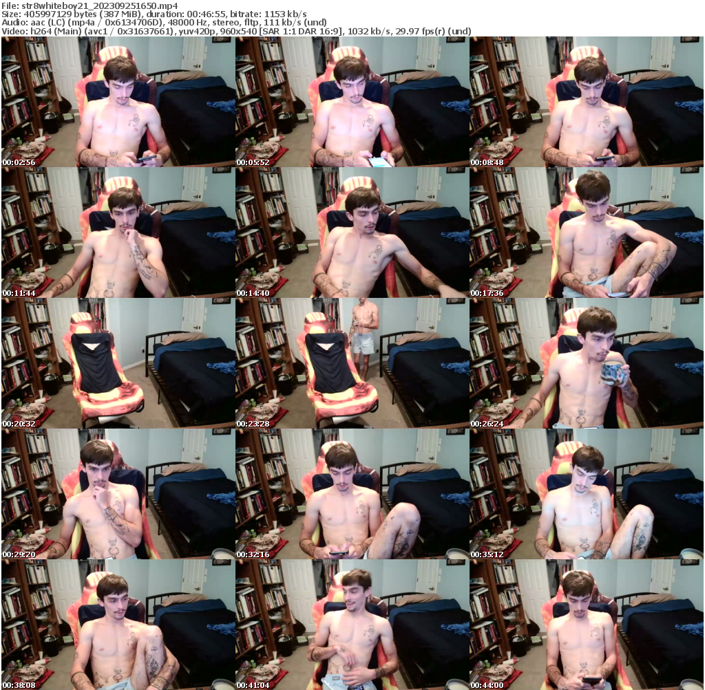 Preview thumb from str8whiteboy21 on 2023-09-25 @ chaturbate