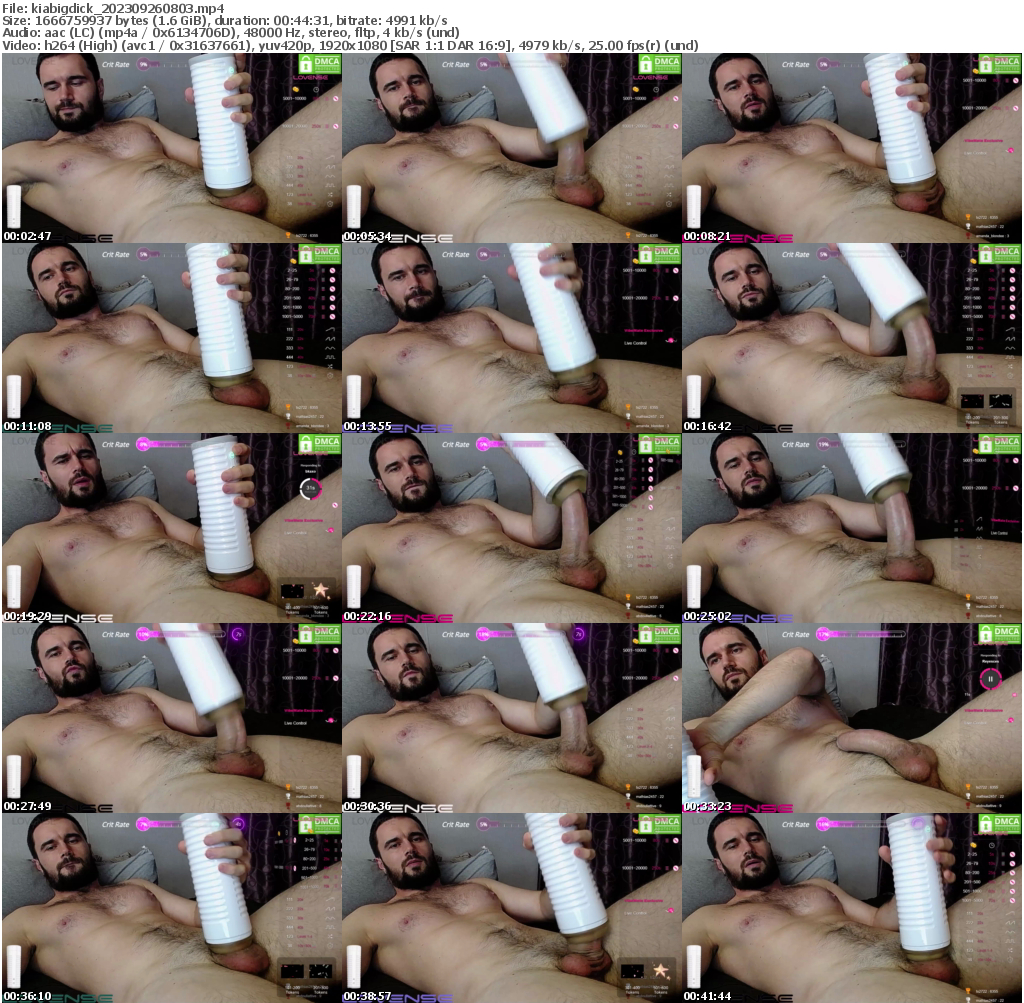 Preview thumb from kiabigdick on 2023-09-26 @ chaturbate