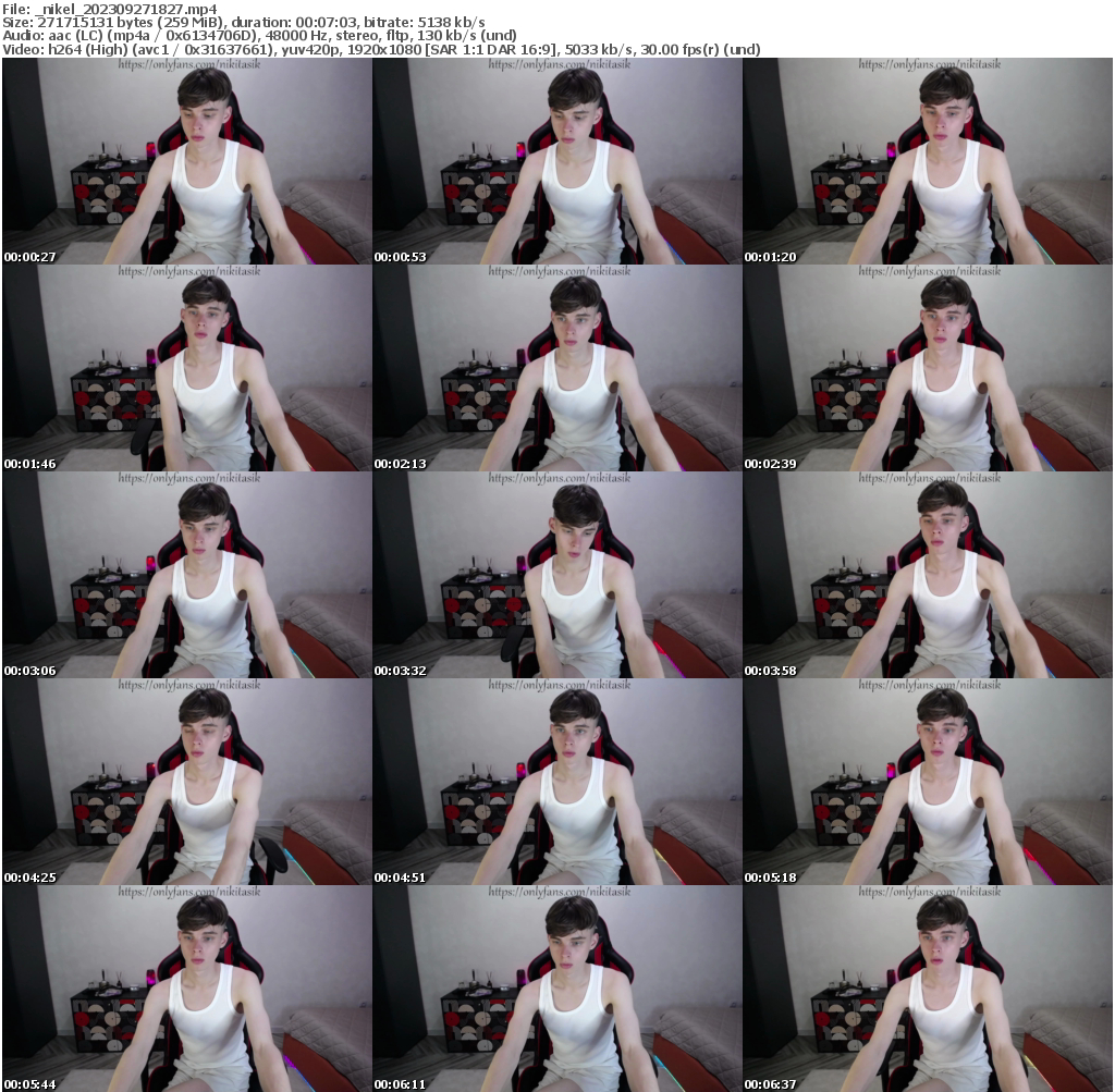 Preview thumb from _nikel on 2023-09-27 @ chaturbate