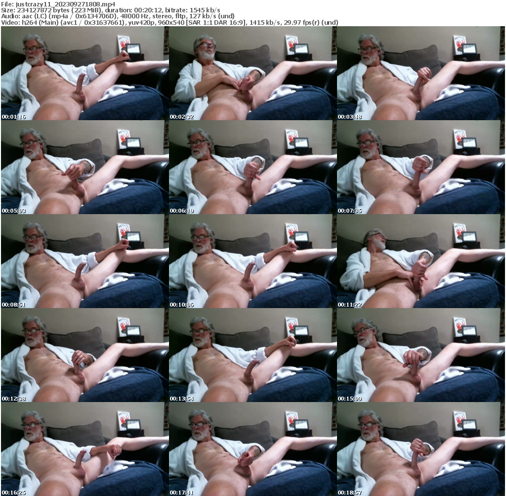 Preview thumb from justcrazy11 on 2023-09-27 @ chaturbate