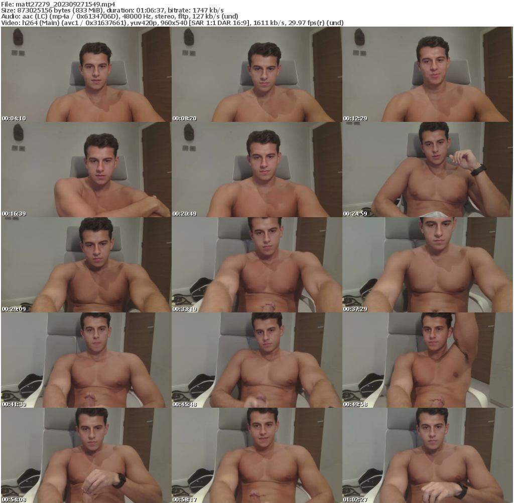Preview thumb from matt27279 on 2023-09-27 @ chaturbate
