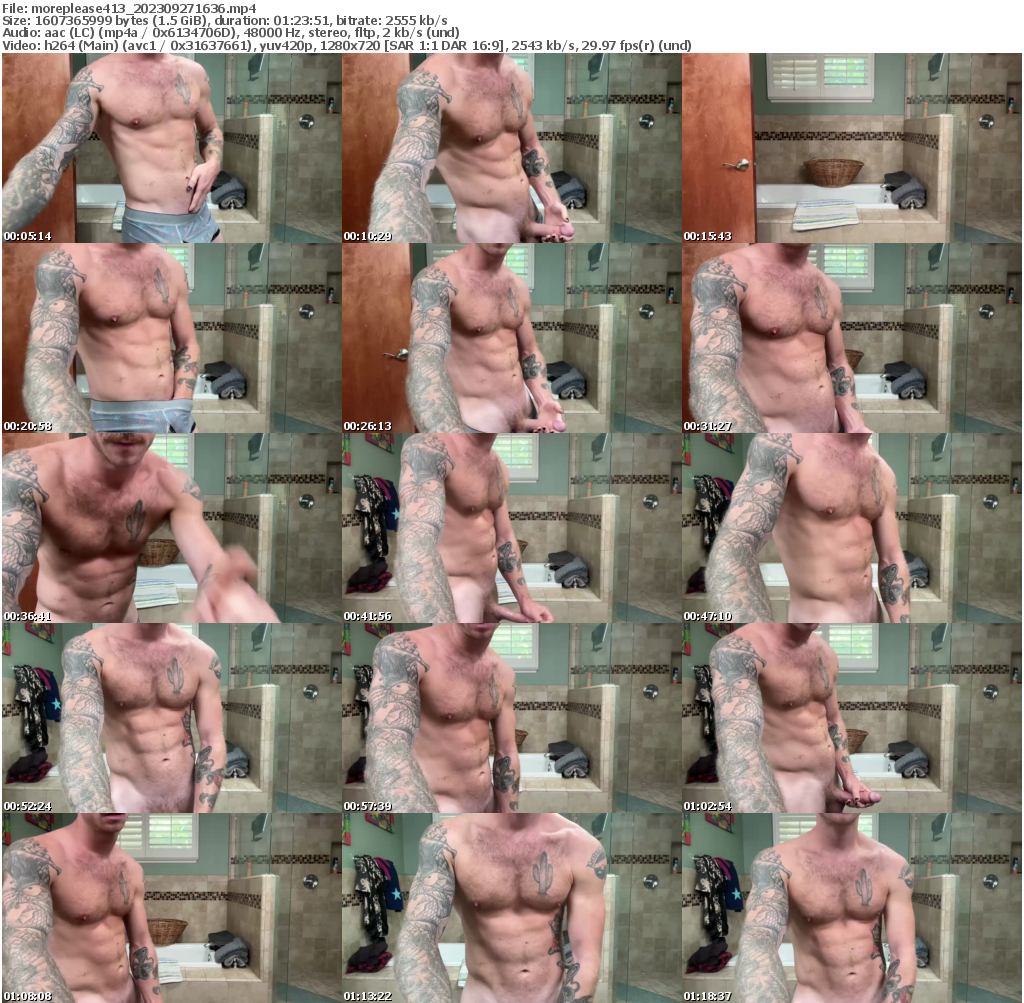 Preview thumb from moreplease413 on 2023-09-27 @ chaturbate