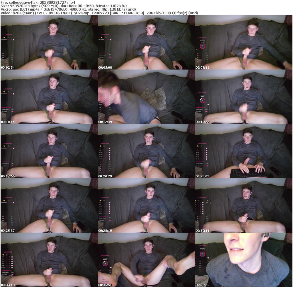 Preview thumb from collegeguyg4jak on 2023-09-28 @ chaturbate