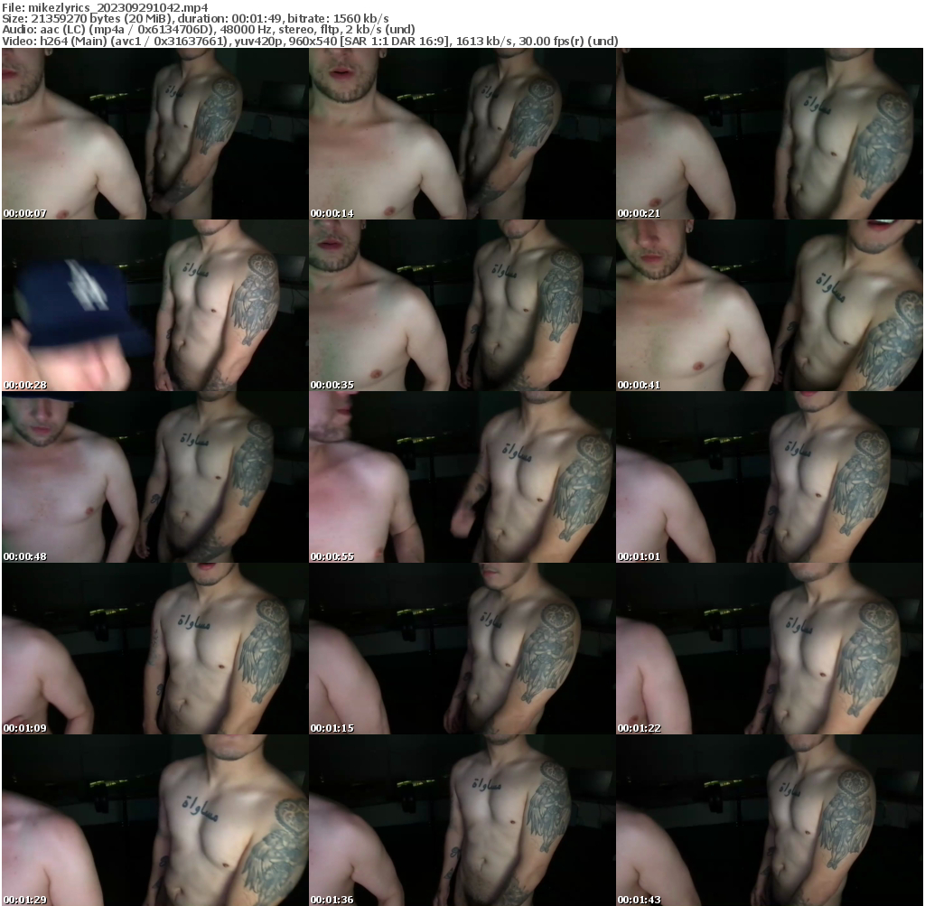 Preview thumb from mikezlyrics on 2023-09-29 @ chaturbate