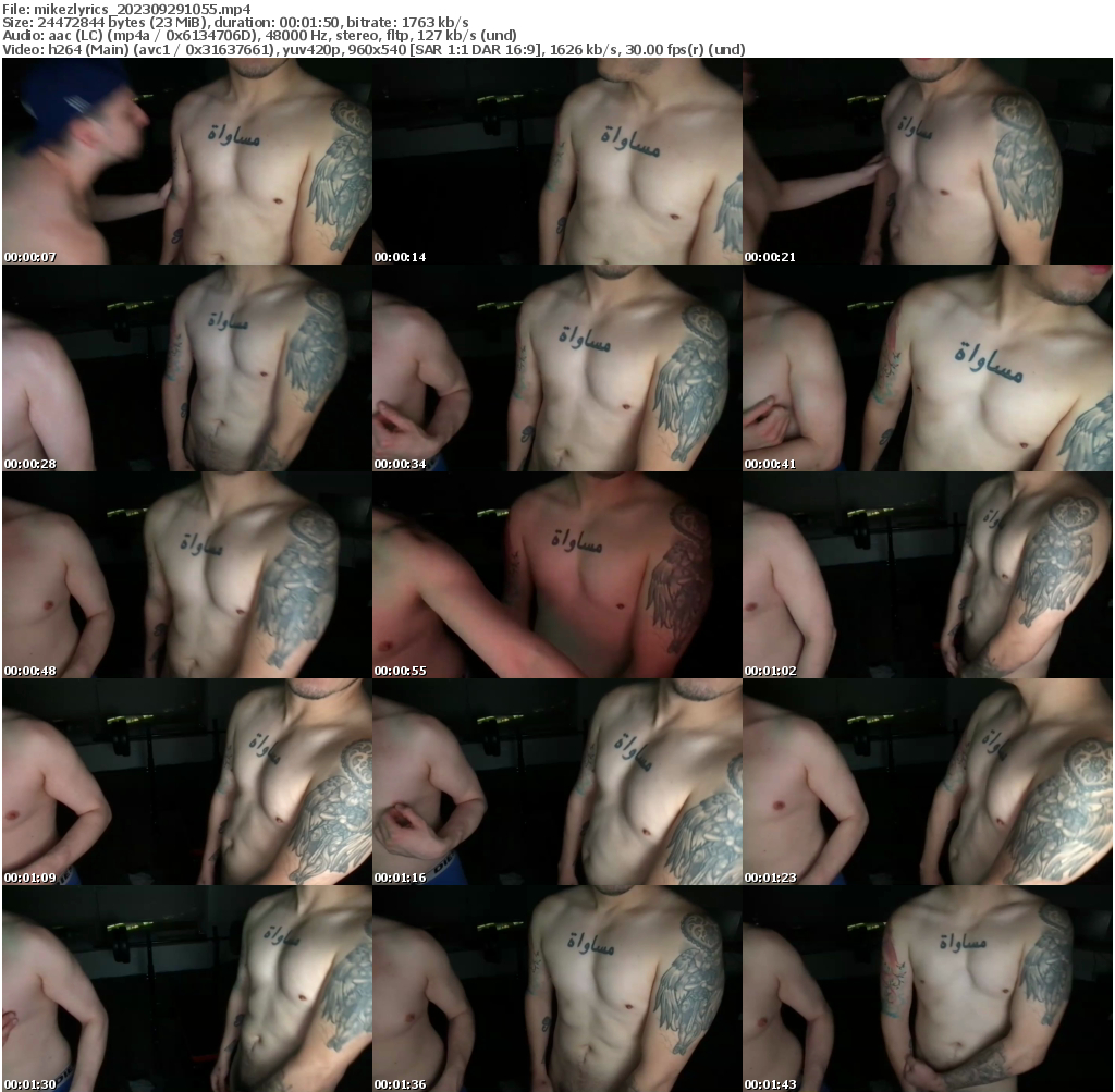 Preview thumb from mikezlyrics on 2023-09-29 @ chaturbate