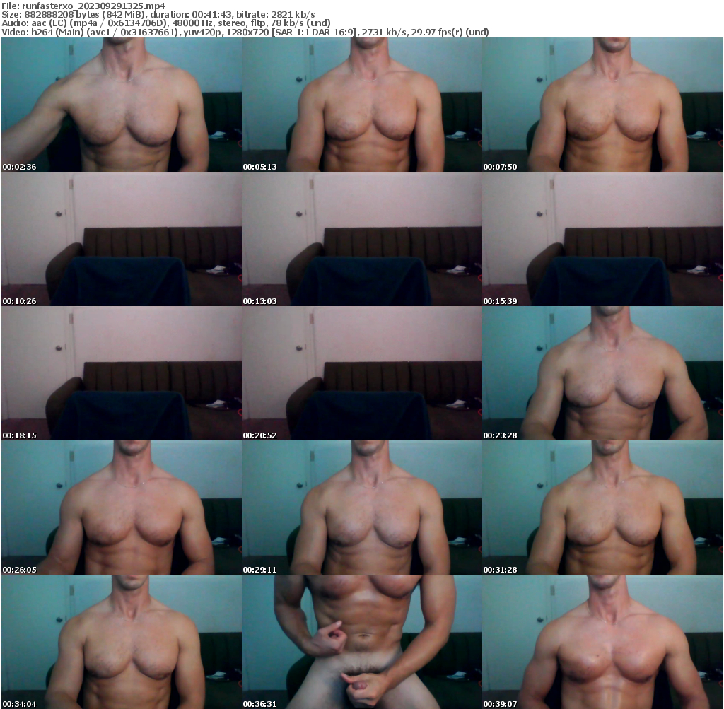 Preview thumb from runfasterxo on 2023-09-29 @ chaturbate