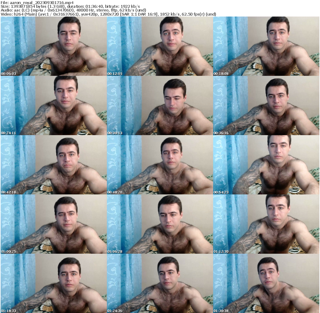 Preview thumb from aaron_royal on 2023-09-30 @ chaturbate