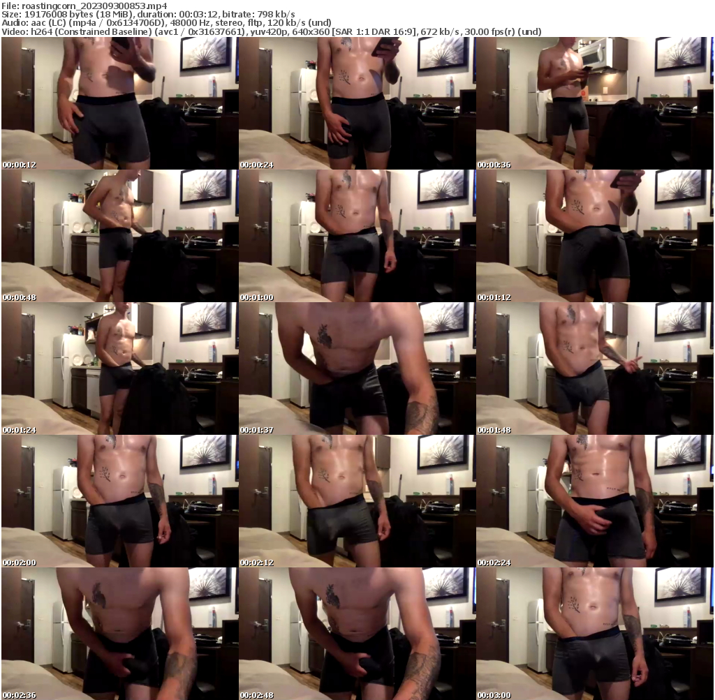 Preview thumb from roastingcorn on 2023-09-30 @ chaturbate