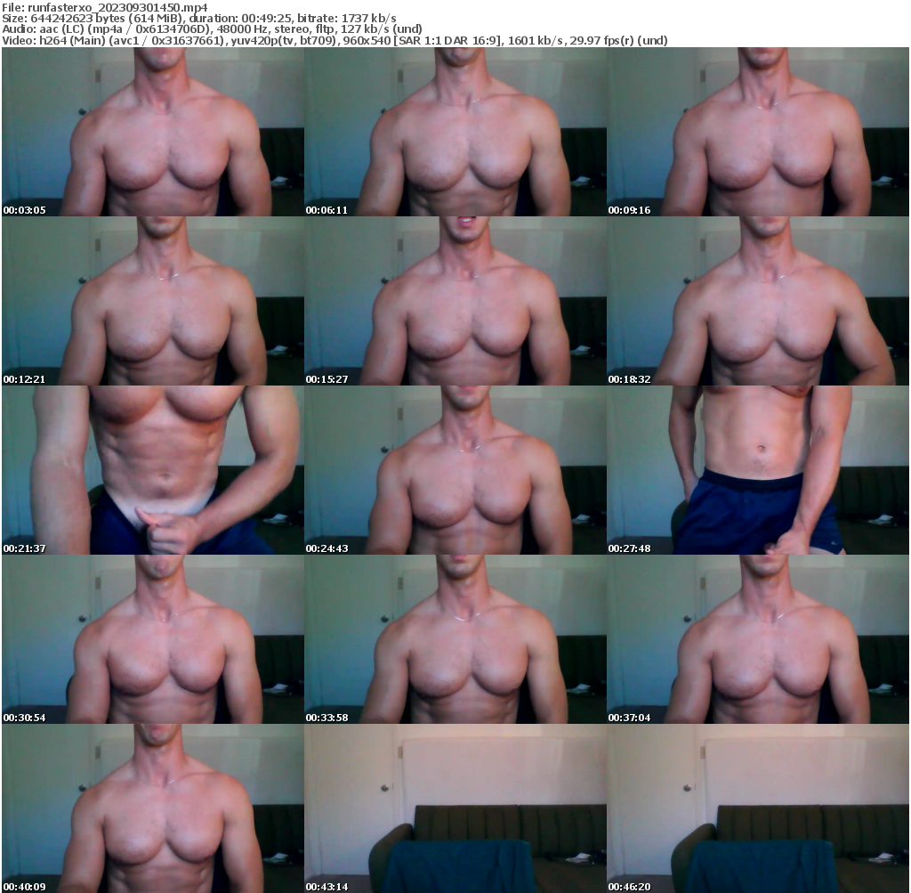 Preview thumb from runfasterxo on 2023-09-30 @ chaturbate