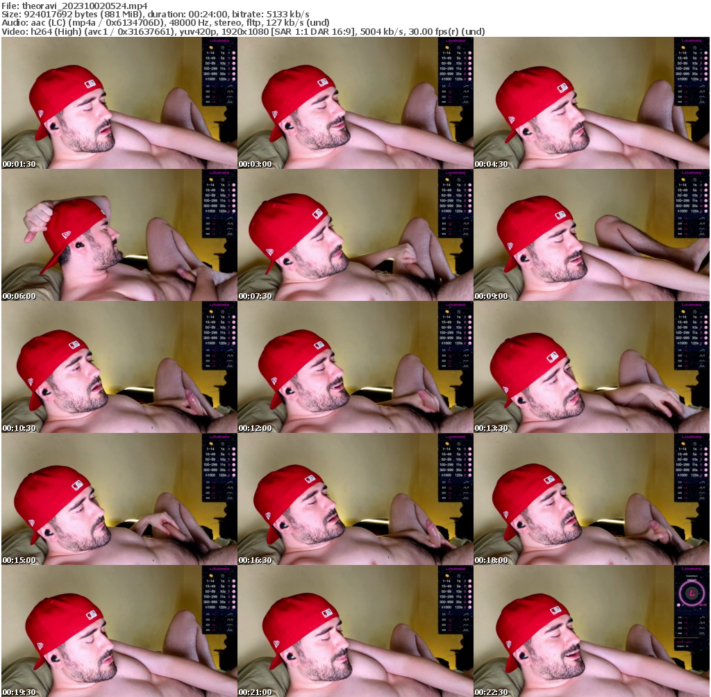 Preview thumb from theoravi on 2023-10-02 @ chaturbate