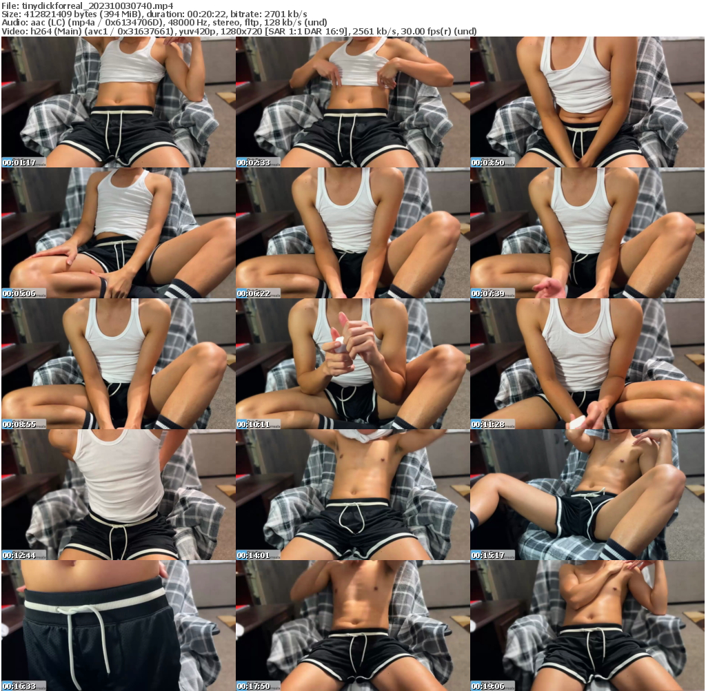 Preview thumb from tinydickforreal on 2023-10-03 @ chaturbate