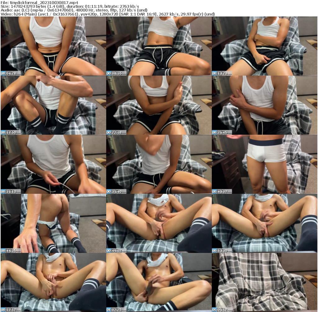 Preview thumb from tinydickforreal on 2023-10-03 @ chaturbate
