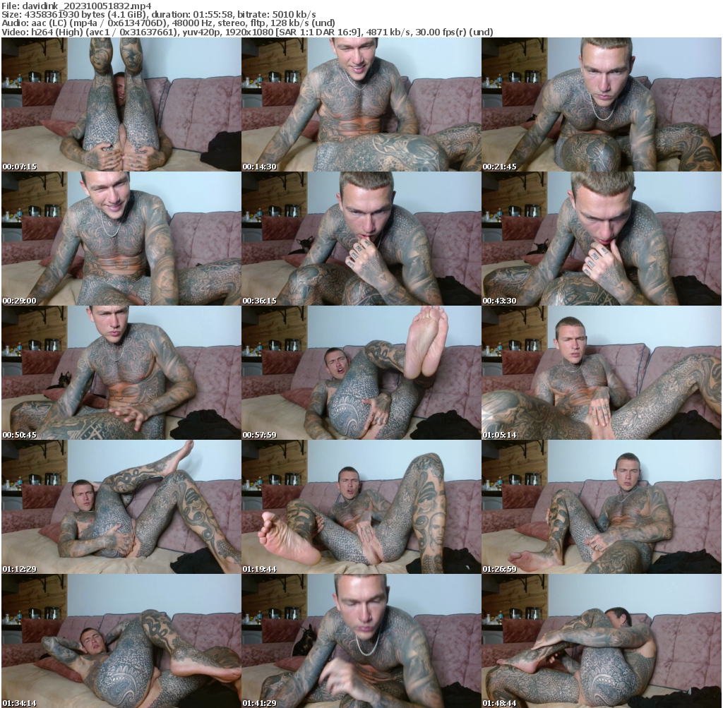 Preview thumb from davidink on 2023-10-05 @ chaturbate