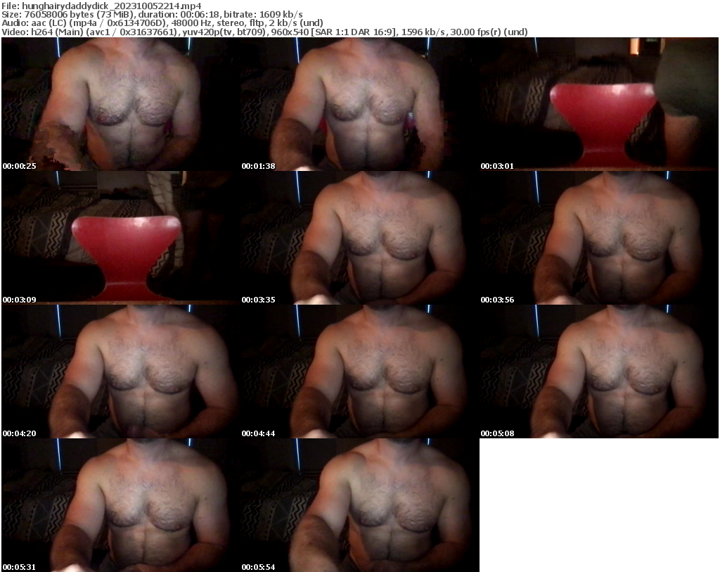Preview thumb from hunghairydaddydick on 2023-10-05 @ chaturbate