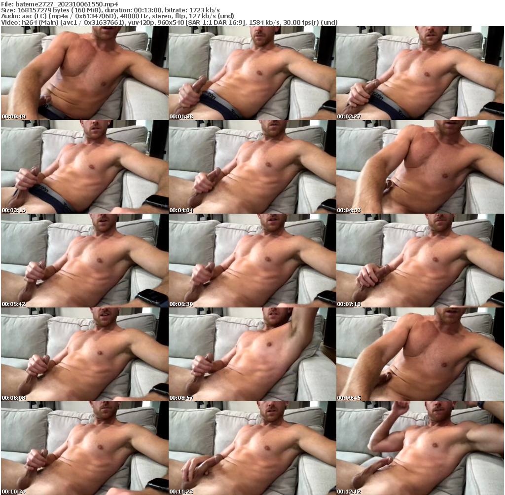 Preview thumb from bateme2727 on 2023-10-06 @ chaturbate