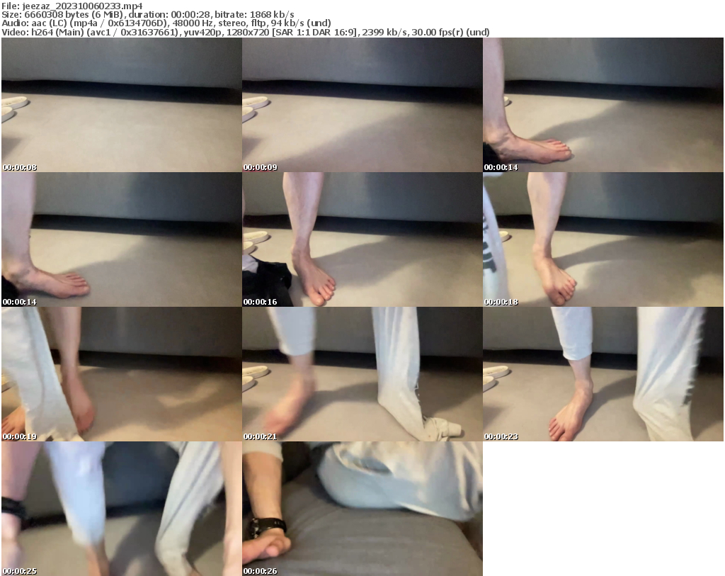 Preview thumb from jeezaz on 2023-10-06 @ chaturbate