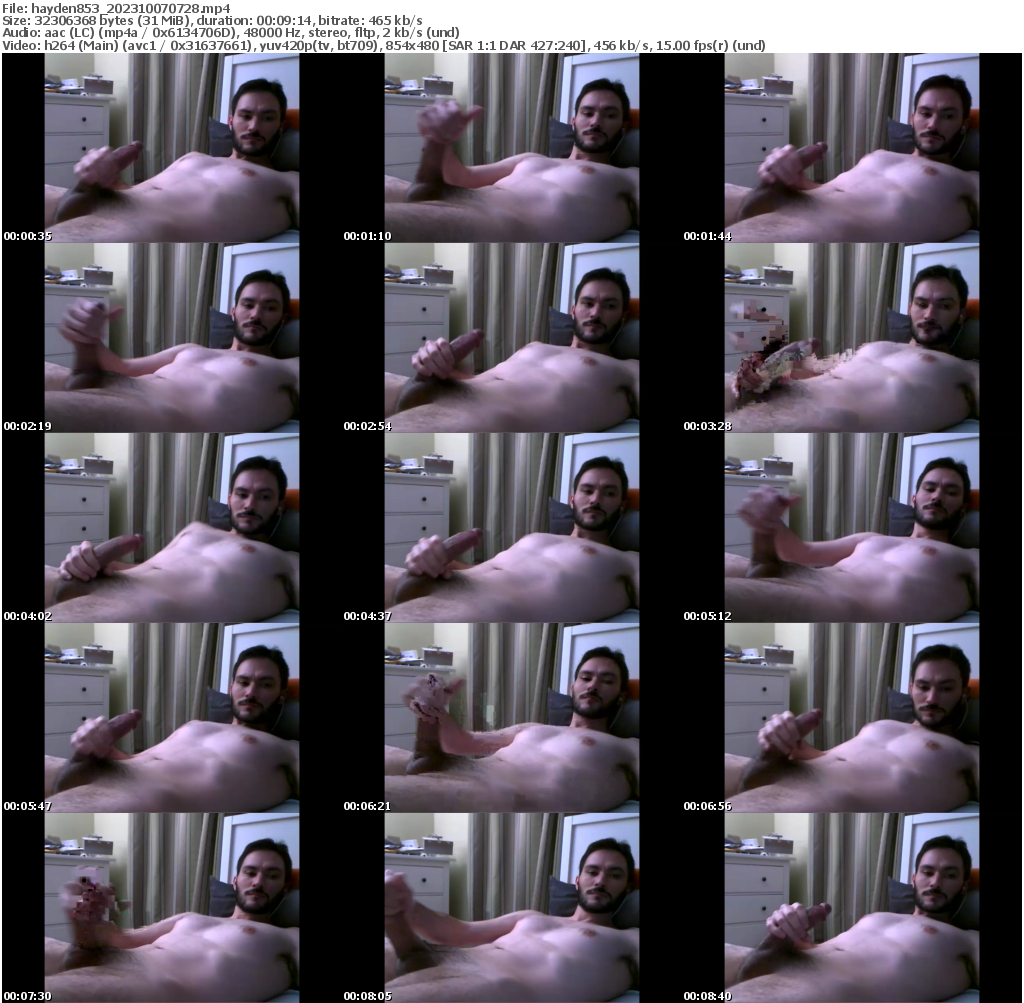 Preview thumb from hayden853 on 2023-10-07 @ chaturbate
