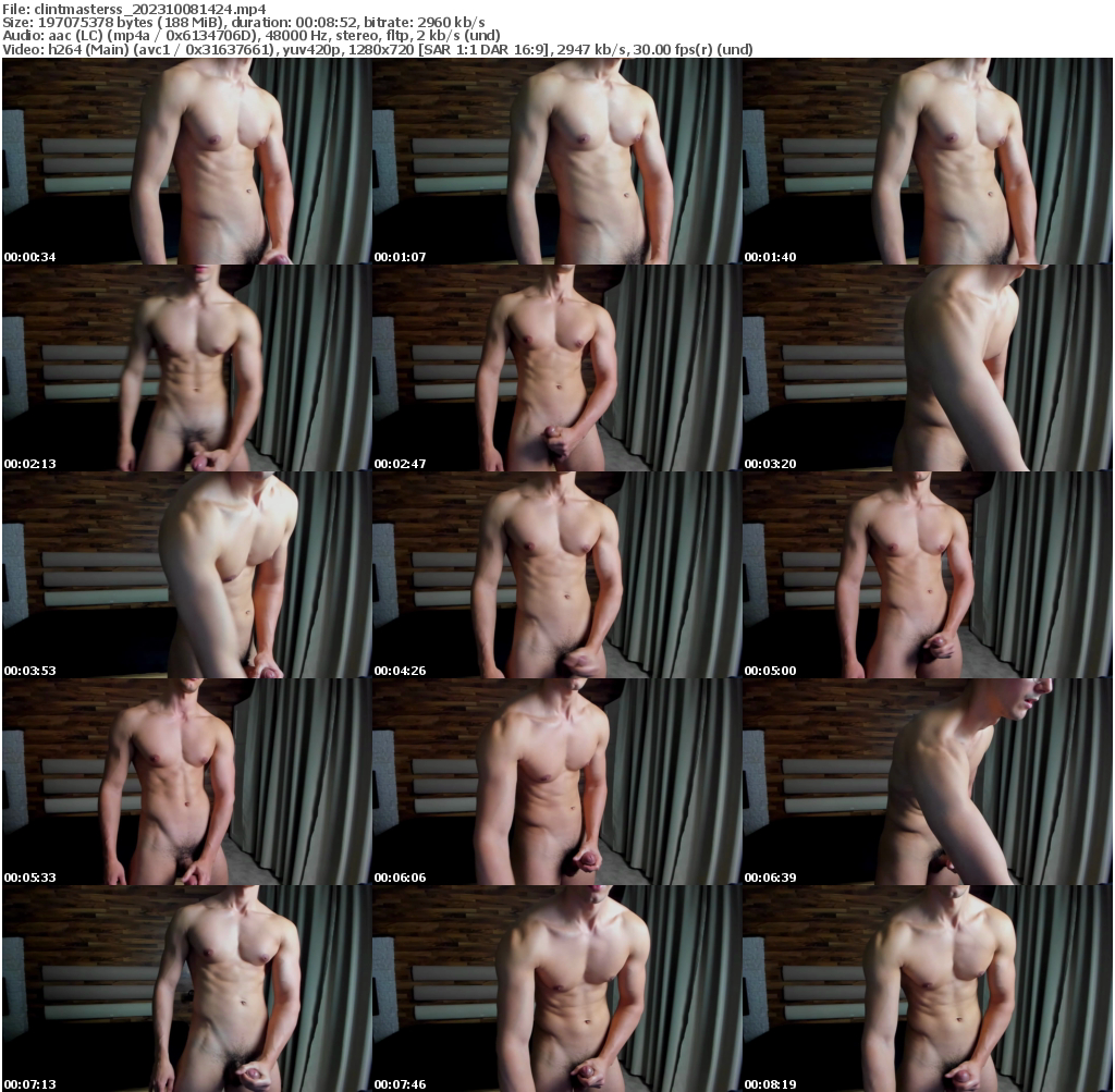 Preview thumb from clintmasterss on 2023-10-08 @ chaturbate