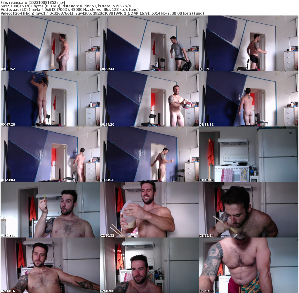 Preview thumb from ryansparx on 2023-10-08 @ chaturbate