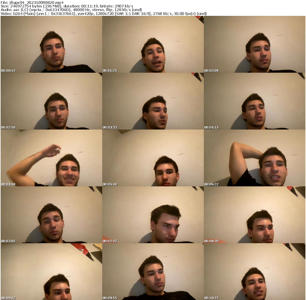 Preview thumb from jfiggs04 on 2023-10-09 @ chaturbate