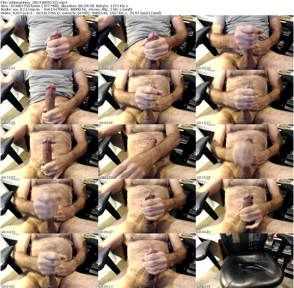 Preview thumb from johnnynhou on 2023-10-09 @ chaturbate