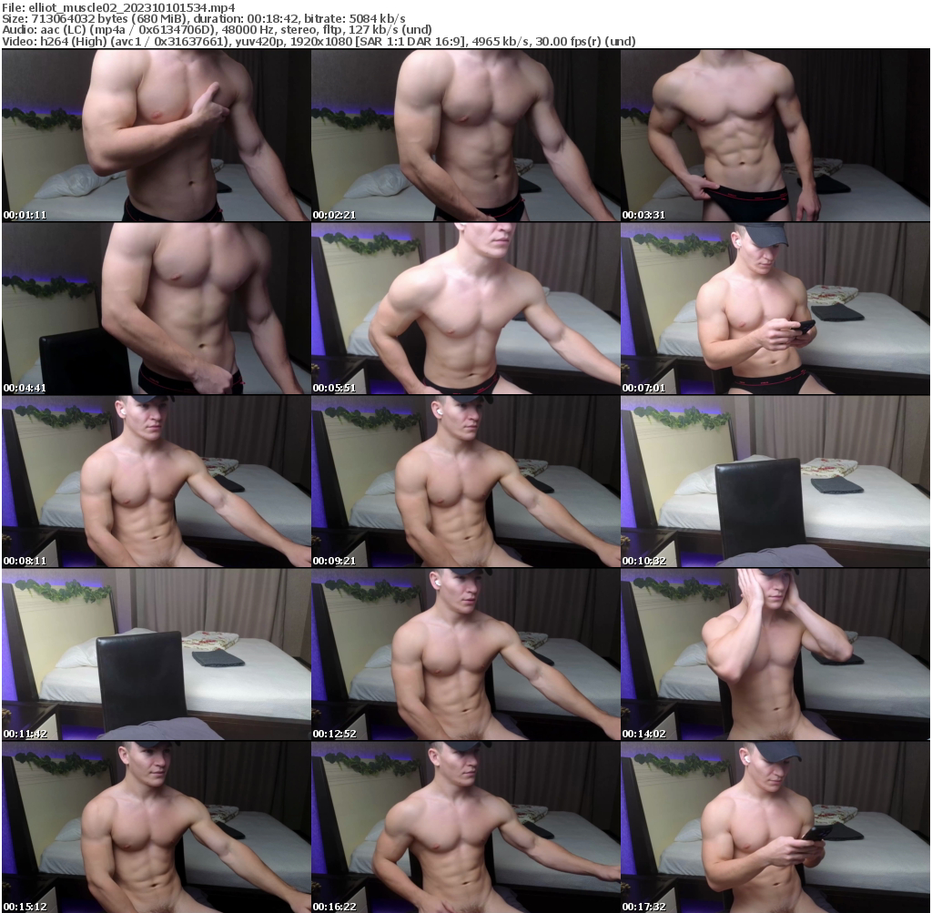 Preview thumb from elliot_muscle02 on 2023-10-10 @ chaturbate