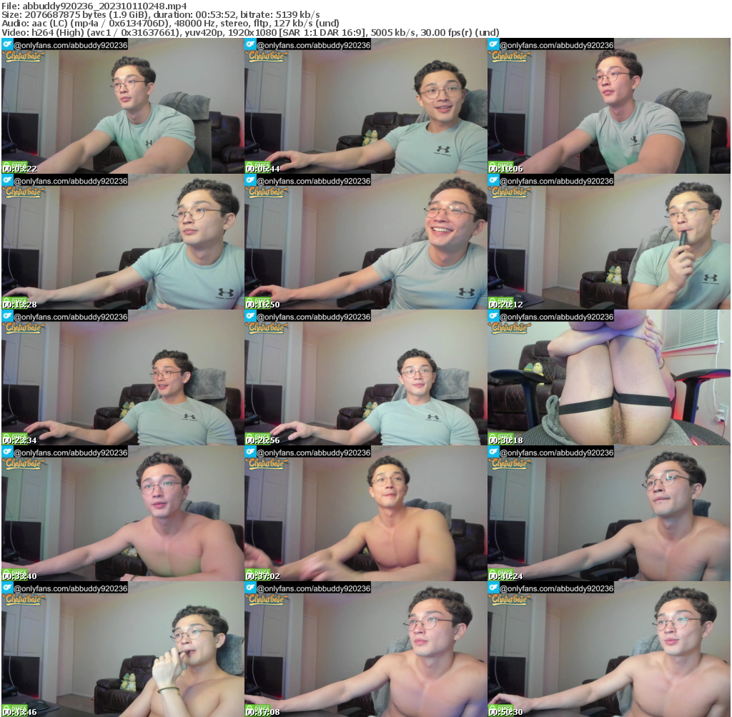 Preview thumb from abbuddy920236 on 2023-10-11 @ chaturbate