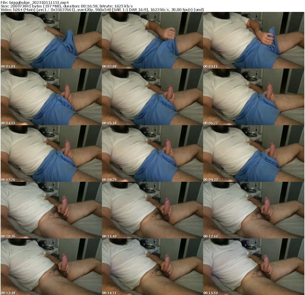 Preview thumb from bigggbulge on 2023-10-11 @ chaturbate