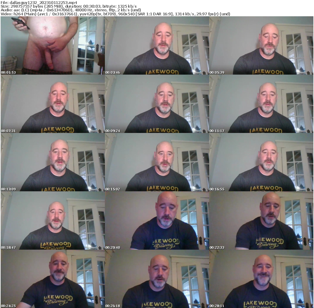 Preview thumb from dallasguy1232 on 2023-10-11 @ chaturbate