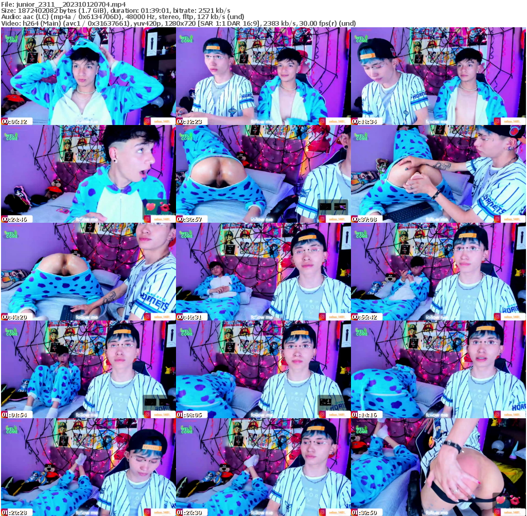 Preview thumb from junior_2311_ on 2023-10-12 @ chaturbate