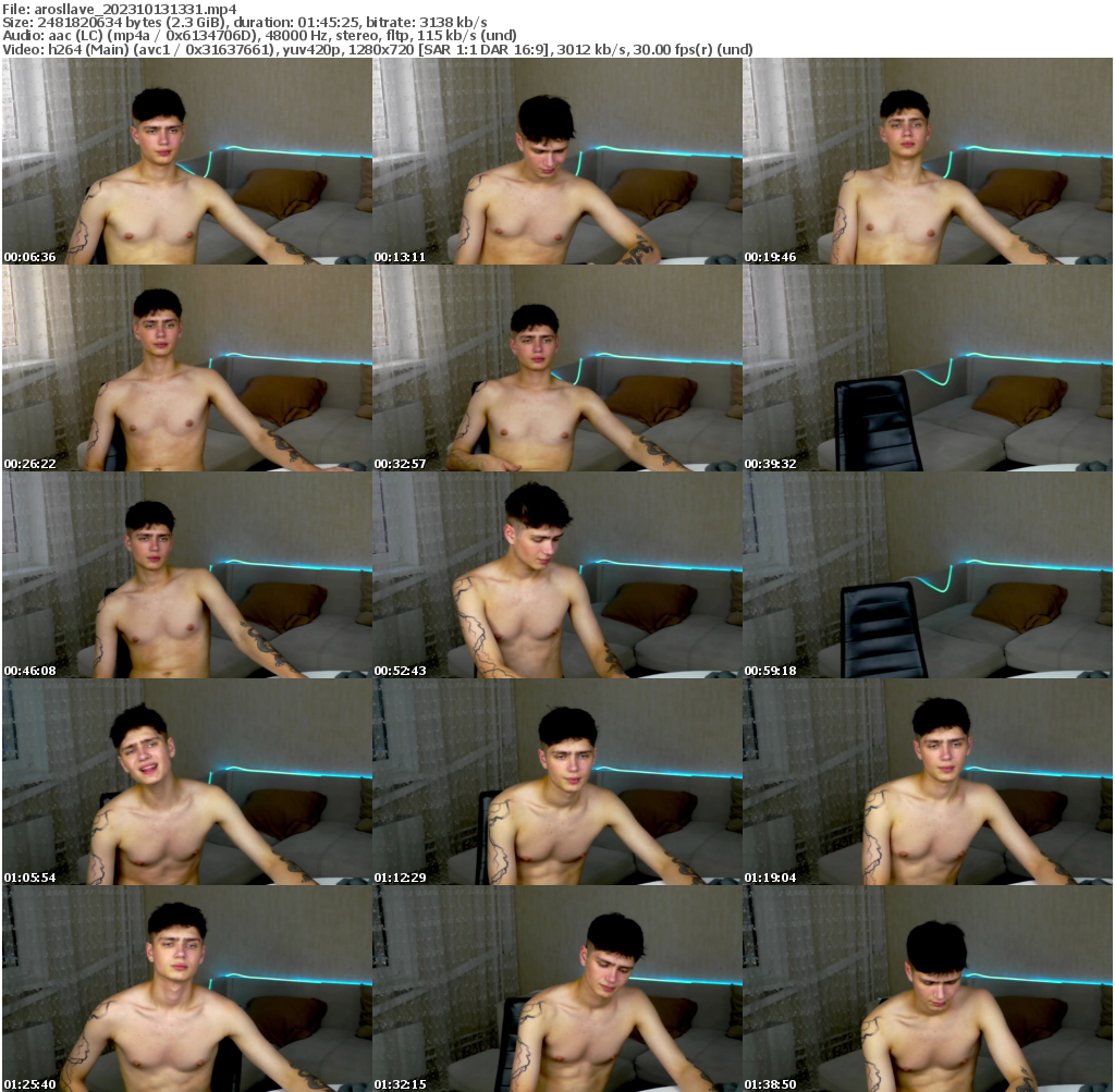 Preview thumb from arosllave on 2023-10-13 @ chaturbate