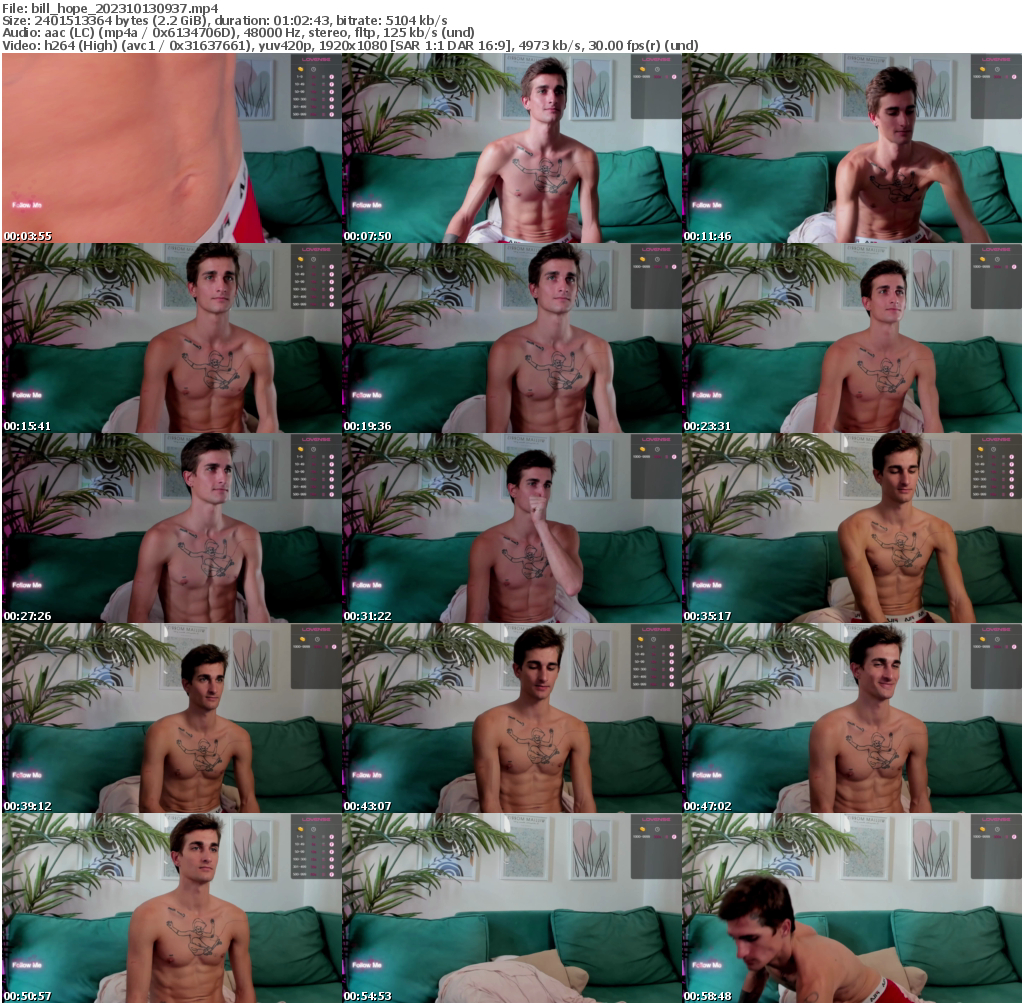 Preview thumb from bill_hope on 2023-10-13 @ chaturbate