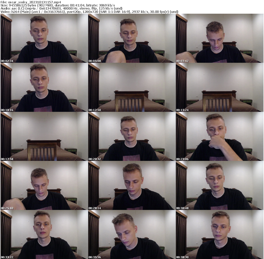 Preview thumb from oscar_sssky on 2023-10-13 @ chaturbate