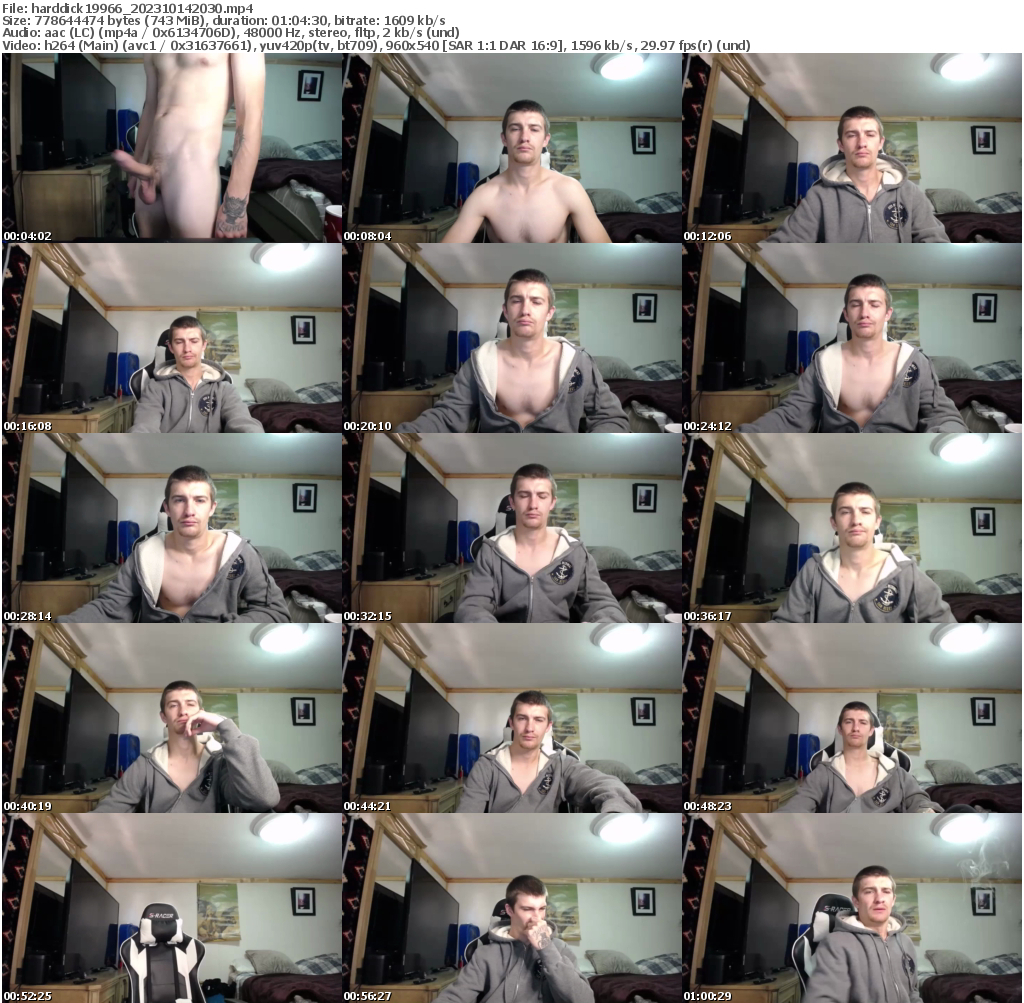 Preview thumb from harddick19966 on 2023-10-14 @ chaturbate