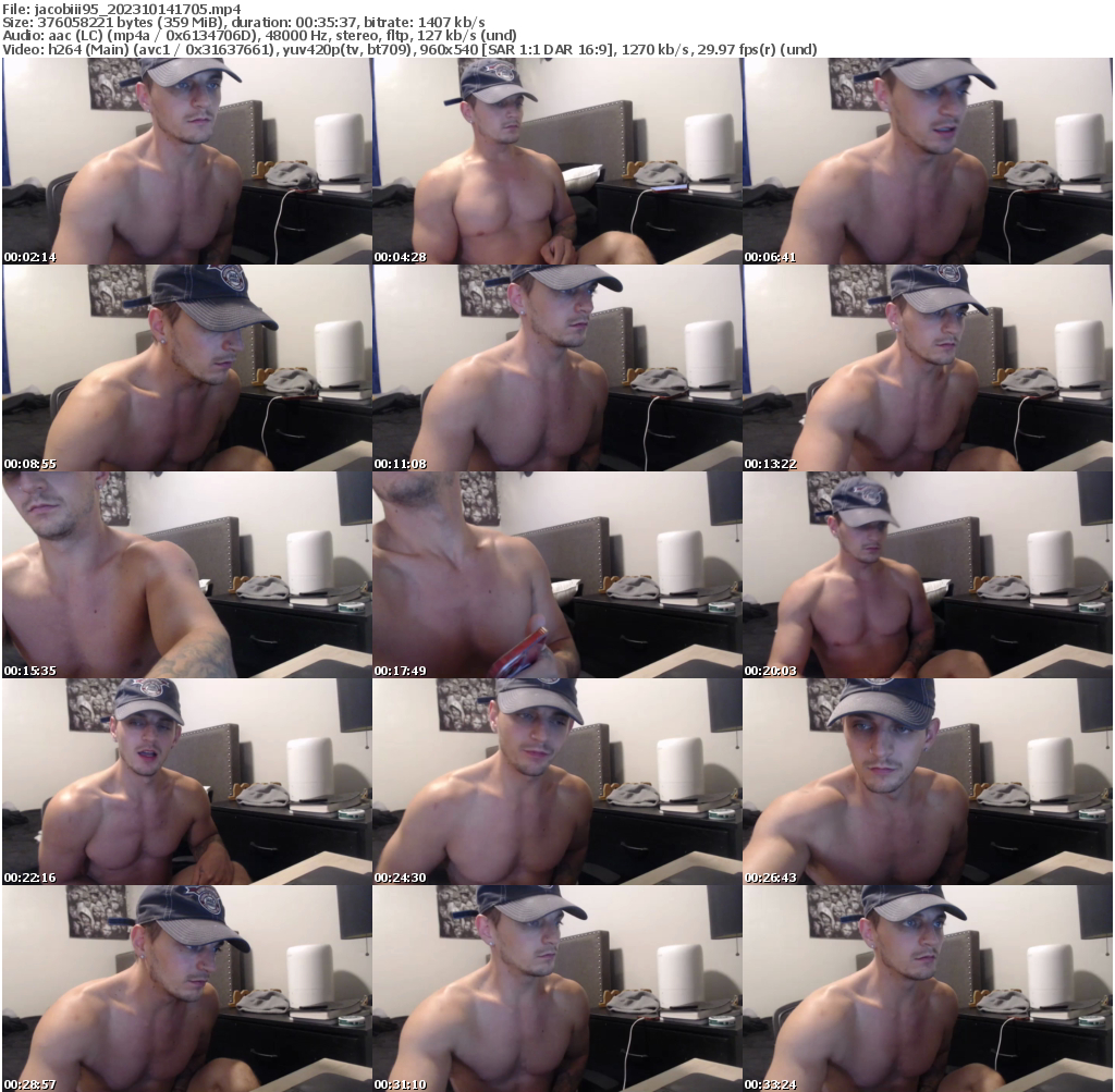 Preview thumb from jacobiii95 on 2023-10-14 @ chaturbate