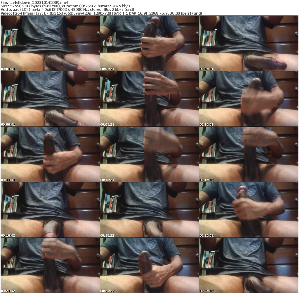 Preview thumb from jayfelldown on 2023-10-14 @ chaturbate