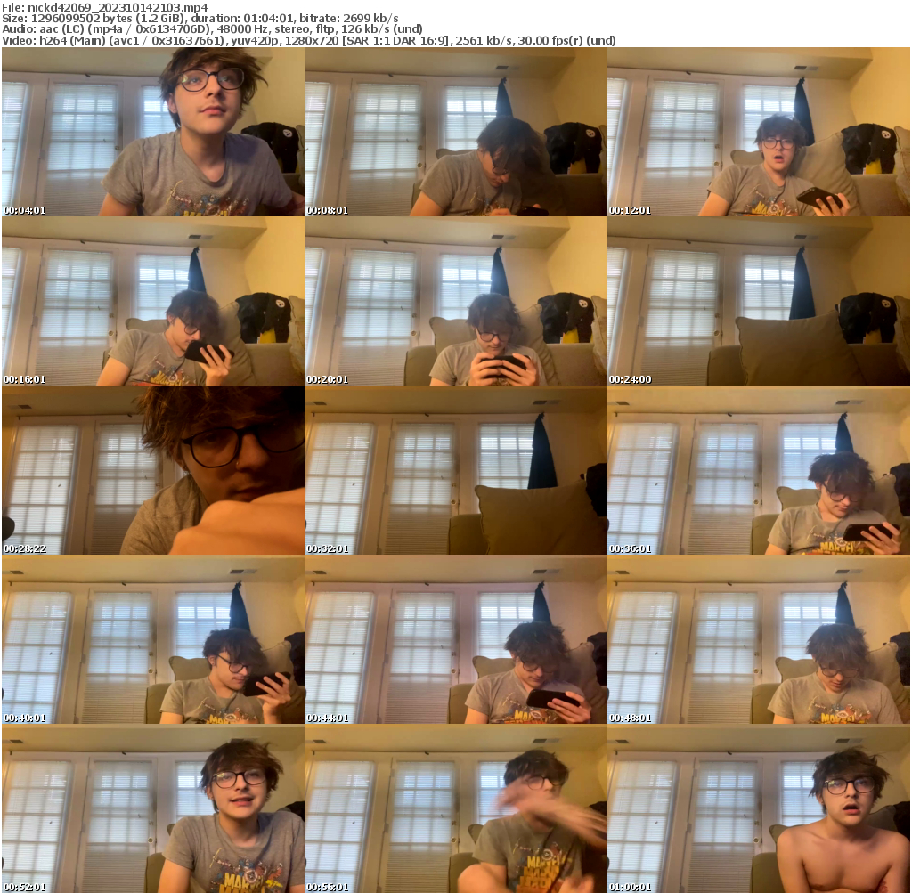 Preview thumb from nickd42069 on 2023-10-14 @ chaturbate