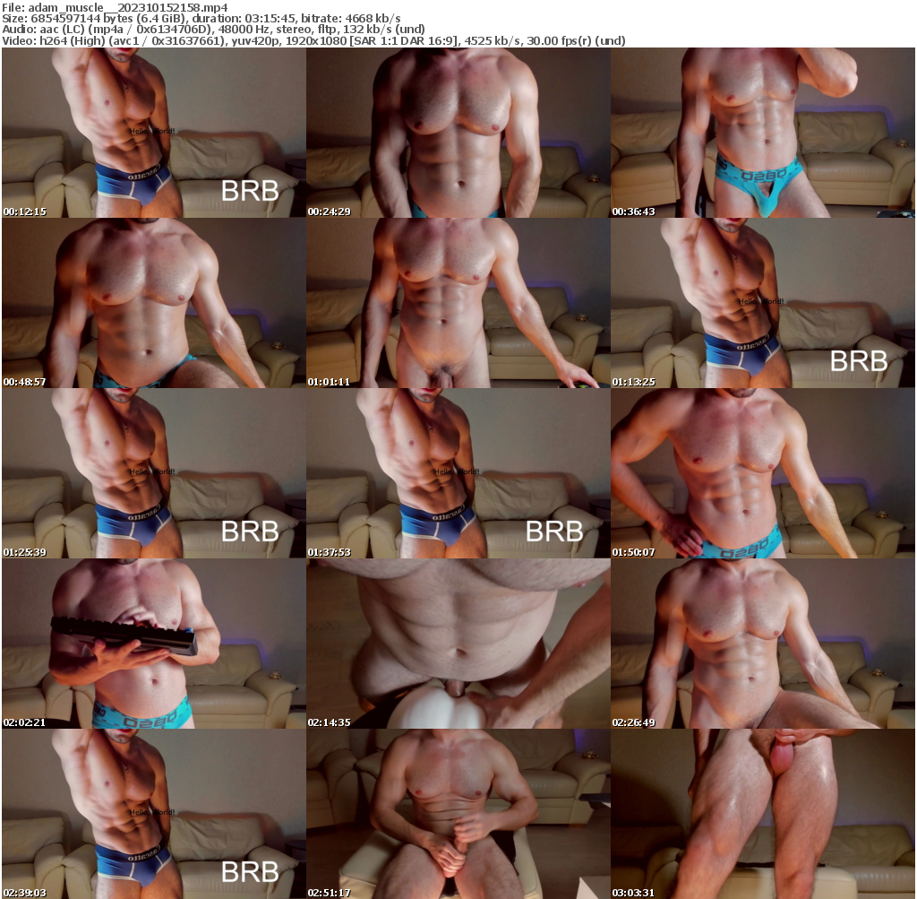 Preview thumb from adam_muscle_ on 2023-10-15 @ chaturbate